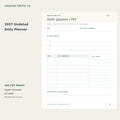 Undated Daily Planner — 365 Printable Pages – printable PDF pages preview