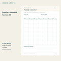 Family Command Center Kit – printable PDF pages preview