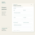 Project Planner Printable – preview of the printable worksheet