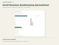 Small Business Bookkeeping Spreadsheet – spreadsheet preview