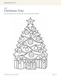 Christmas Coloring & Activity Book – printable Christmas coloring and activity pages preview