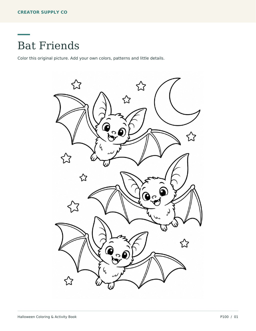 Halloween Coloring & Activity Book – printable Halloween coloring and activity pages preview
