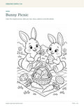 Easter Coloring & Activity Pack – printable Easter coloring and activity pages preview